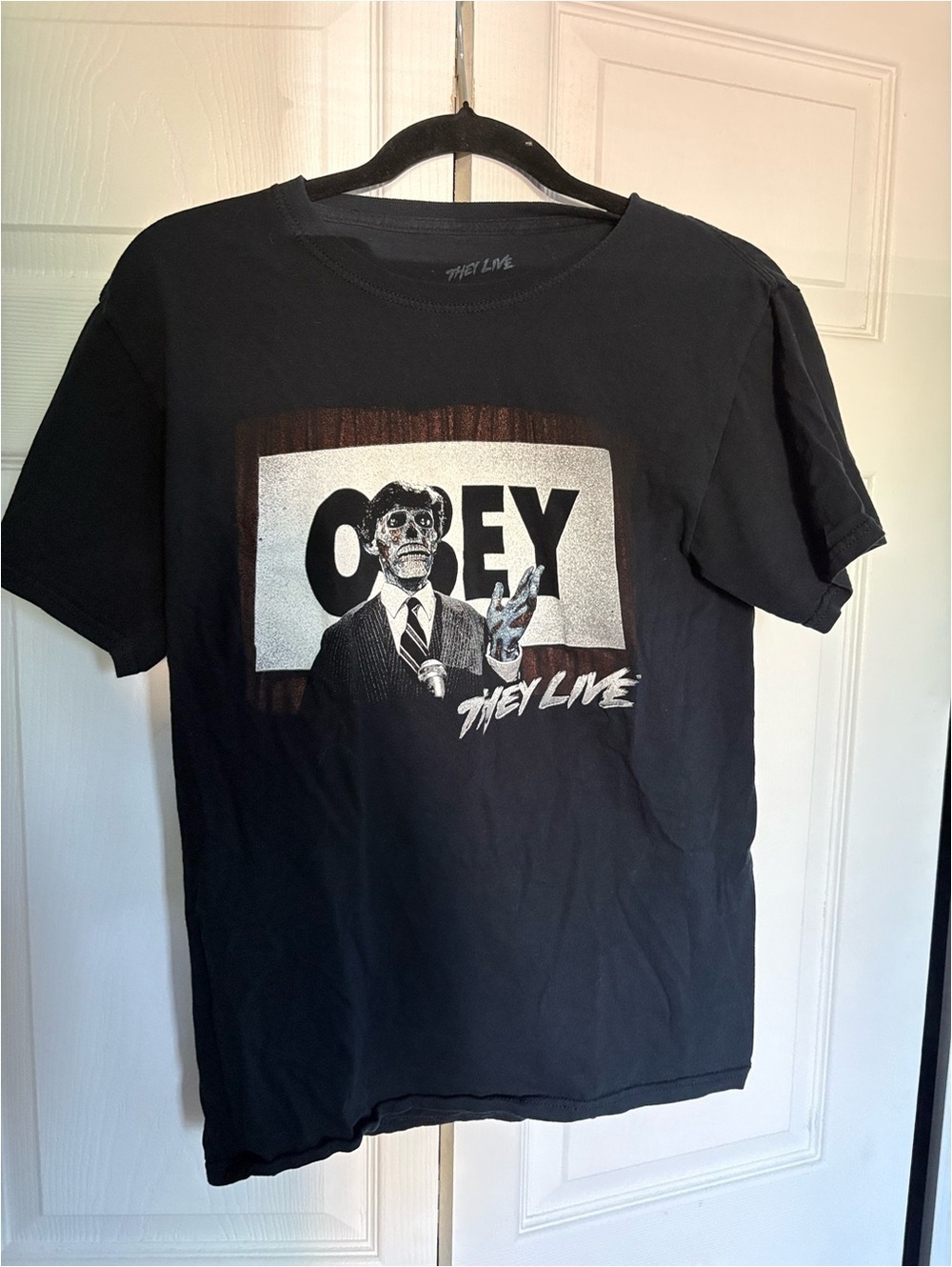 Obey They Live Graphic Black T-Shirt